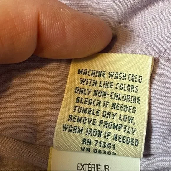 L.L. Bean Purple and Black Checked/Plaid Lined Shacket Size Large - Picture 5 of 14